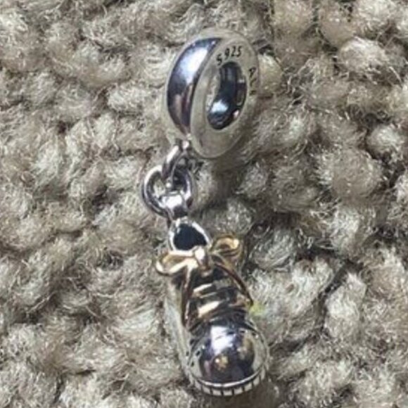 Pandora Baby Shoe Dangle Charm - Picture 4 of 5